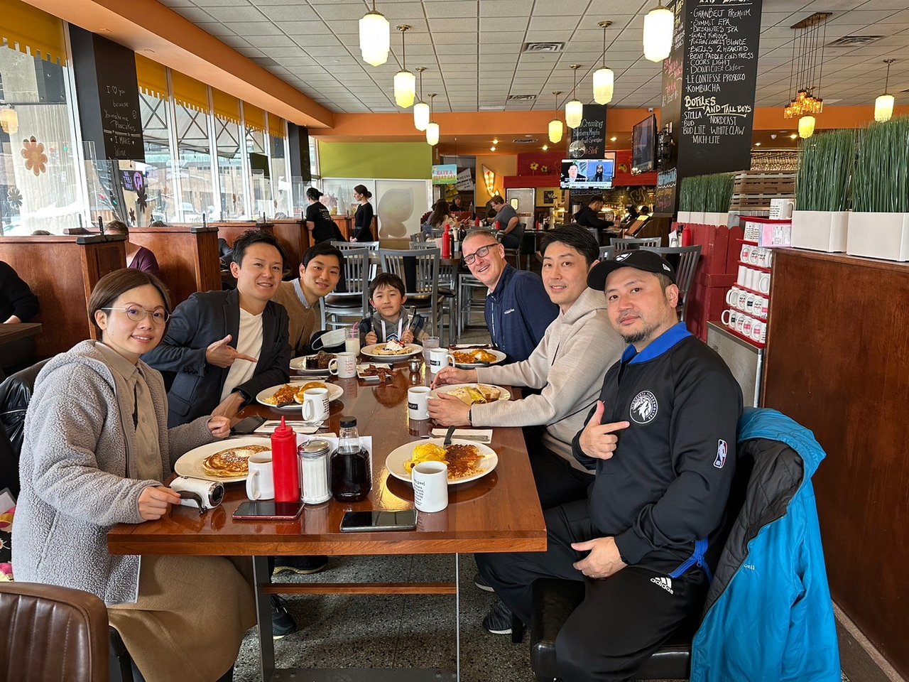 Minnesota Timberwolves幹部との朝食会