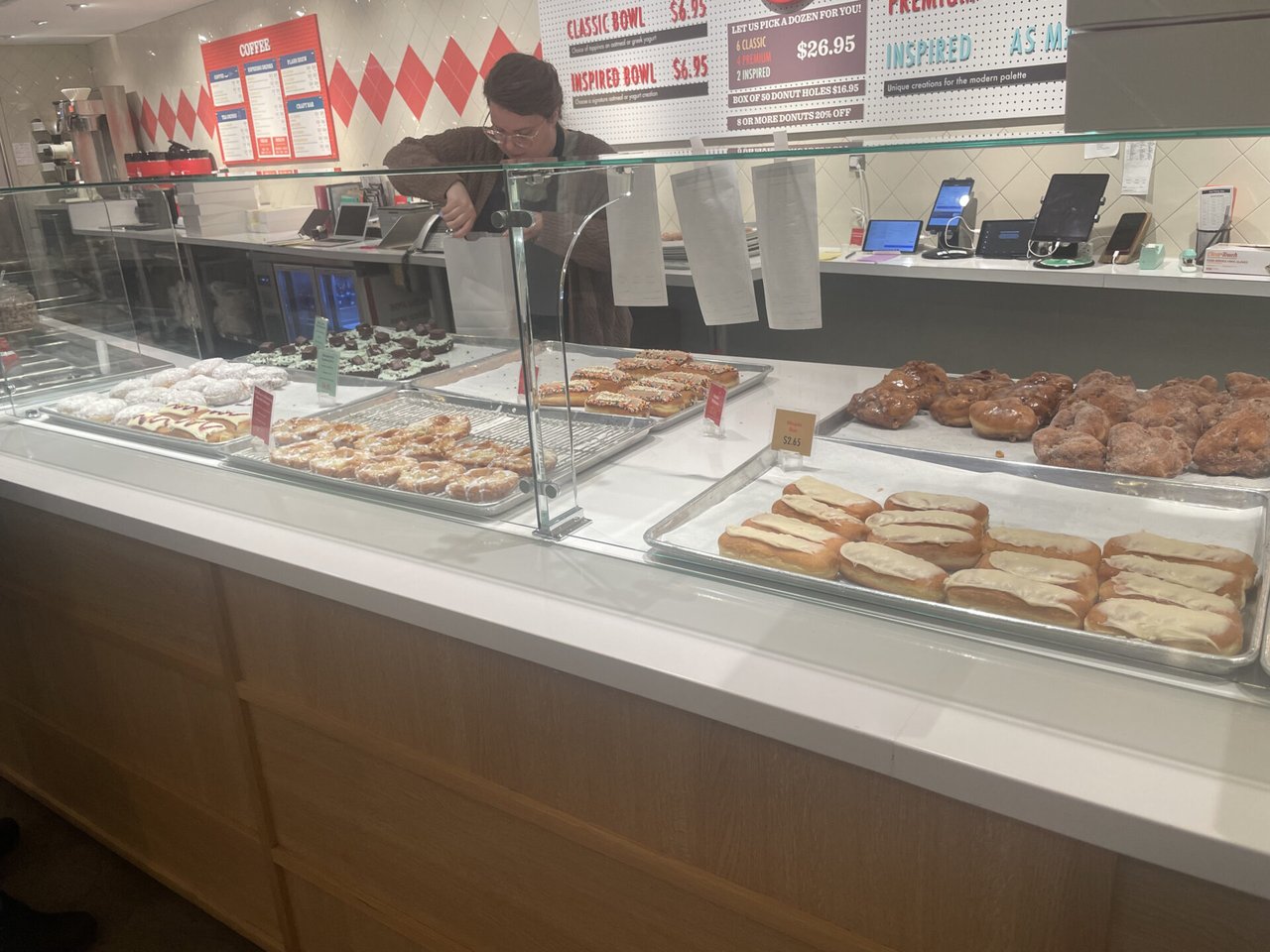 アメリカらしい食事もたくさん堪能します🍩